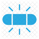 Iridiscent White Balance Fluorescent Symbol