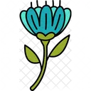 Iris Flower Blossom Icon