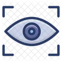 Iris Recognition Eye Recognition Eye Authentication Icon