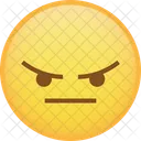 Irritado Reagir Emoji Ícone