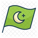 Flag Islam Crescent Icon