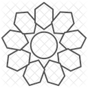 Islamic Geometry Thinline Icon アイコン