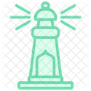 Islamic Lighthouse Duotone Line Icon アイコン