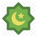 Islamico Frame Luna Creciente Icono