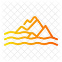 Island Sea Mountain Symbol