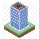 It Building Smart Building Intelligent Building Icon