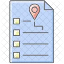 Itinerary Awesome Outline Icon Travel And Tour Icons Symbol