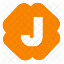 J Alphabet Letter Icon