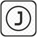 J Function Keyboard Icon