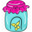 Jam Jar Jelly Spread Bread Jam Icon