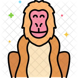 Japanese Macaque  Icon