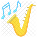 Jazz Musica Instrumento Icono