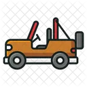 Automobile Jeep Quadro Icon