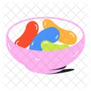 Candy Beans Pectin Jellies Jellies Bowl Symbol