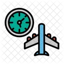 Jet Lag Plane Icon