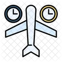 Plane Jet Lag Icon