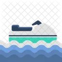 Jetski Adventure Vacation Icon