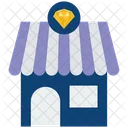 Jewelry Store Accessory Building Icon