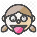 Joking Girl Icon