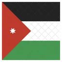 Jordania Nacional Pais Ícone