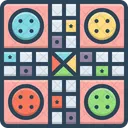 Ludo Juego Deporte Icono