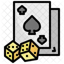 Juego De Cartas Apuesta Juegos De Azar Icono