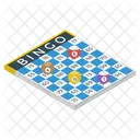 Tablero De Bingo Juego De Bingo Bingo De Interior Icono