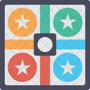 Juego De Ludo Estrella De Ludo Juego De Mesa Icono