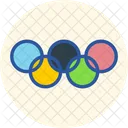 Juegos Olimpicos Olimpico Anillos Icono