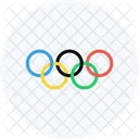 Juegos Olimpicos Logotipo Juegos Icono