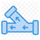 Juncao Agua Sistema Ícone