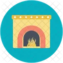 Hutte Feuer Hitze Symbol