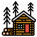 Hutte Holz Haus Symbol