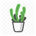 Kaktus Pflanze Garten Symbol