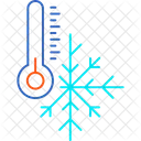 Kalte Temperatur Winter Symbol