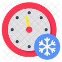 Kalte Temperatur Wintertemperatur Wettervorhersage Symbol