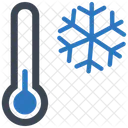 Kalte Thermometer Winter Symbol