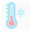 Kalte Temperatur Temperatur Thermometer Symbol