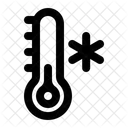 Kalte Temperatur Temperatur Thermometer Symbol