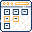 Kanban Gerenciamento Notas Ícone