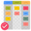 Kanban Estrutura Kanban Estrutura Ícone