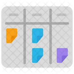 Kanban Plan  Icon