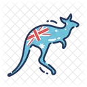 Kanguru Nationaltier Australien Symbol