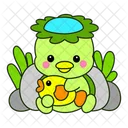 Kappa Mythology Mascot Icon