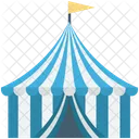 Karneval Zirkus Zelt Symbol