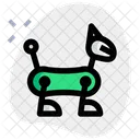 Katzchenroboter Roboterhund Robotertier Symbol