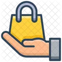 E Commerce Kauf Hand Symbol