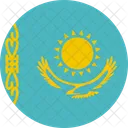 Kazajstan Bandera Pais Icono