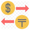 Estados Unidos Kazajstan Moneda Icono