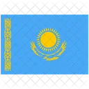 Bandera Pais Kazajstan Icono